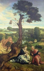 Le Repos pendant la fuite en Égypte, vers 1534-40